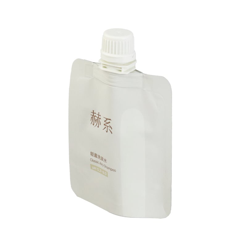 Weiyi Pack 30mL Stand up Pouch with Spout Custom Printed Cosmetic Liquid Hair Shampoo Travel Portable Bag