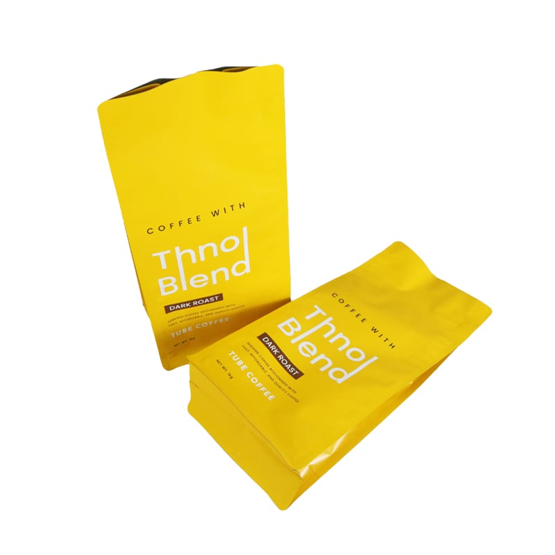 Weiyi Pack Wholesale Custom Logo Aluminum Foil Coffee Bag Stand up Pouch with Zipper Valve for Dark Roast Ground Coffee 1kg