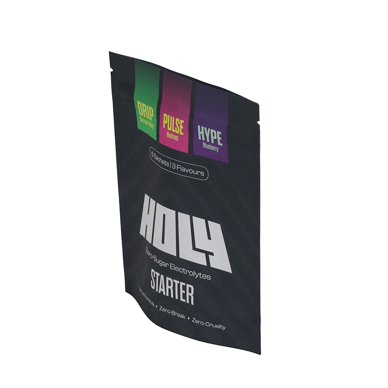 Weiyi Pack Custom Printed Stand up Pouch for Zero Sugar Electrolytes Powder Starter Pack 6 Sachets 3 Flavors Sports Nutrition
