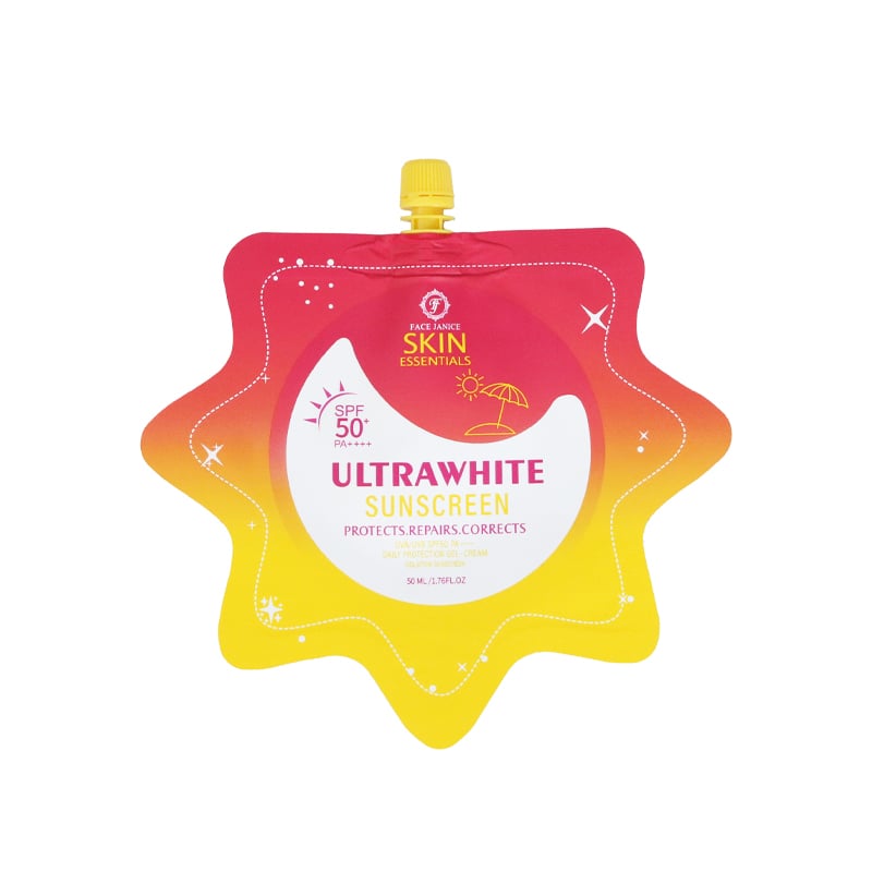 Weiyi Pack Custom Aluminum Foil Spout Pouch 50ml Makeup Packaging for Sunscreen Face Cream Hand Cream Cosmetic Liquid Pouch With Spout