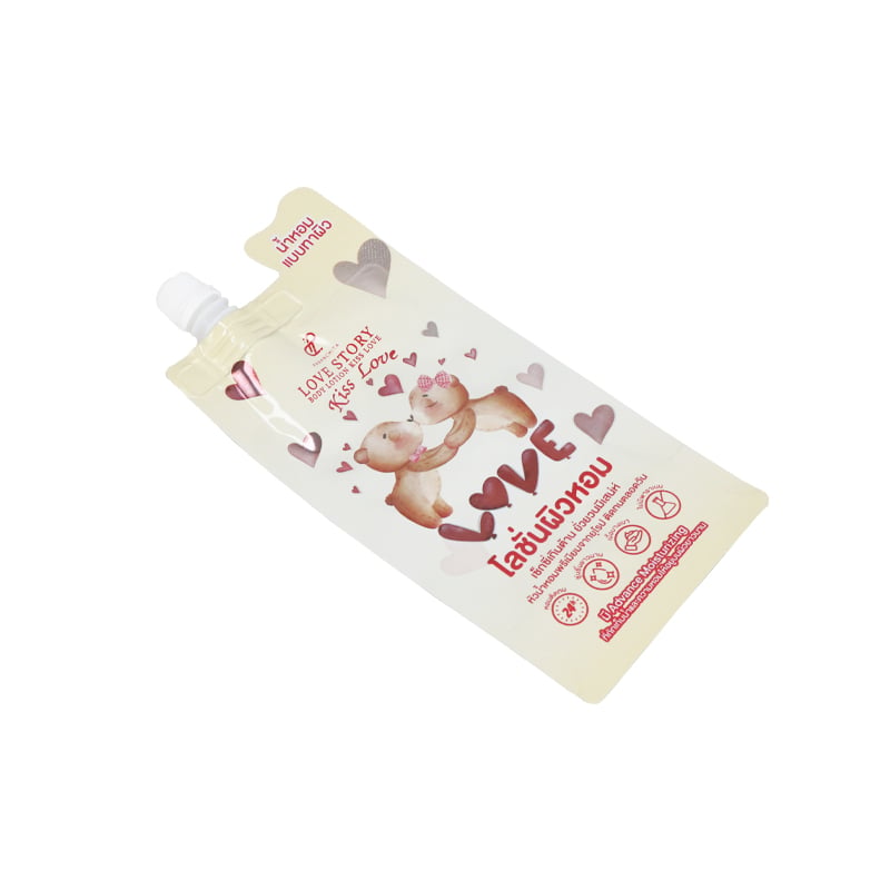 Bosses amb bec reomplibles i autoestables Weiyi Pack, amb impressió personalitzada del logotip, per a envasar llocions corporals, cosmètics, productes per a la cura de la pell i sabó líquid