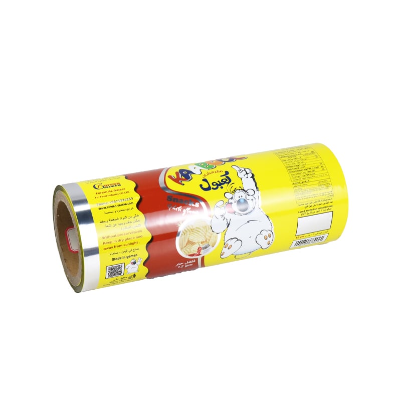 Weiyi Pack Custom Printed Flexible Food Packaging Roll Film Laminated Plastic Film for Potato Chips Snack Puffed Food Automatic Packing
