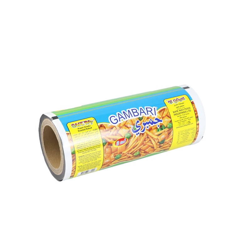 Weiyi Pack Custom Printed Aluminum Foil Food Packaging Film Roll Automatic Packing Laminated Film for Pasta Noodle Instant Noodle Snack