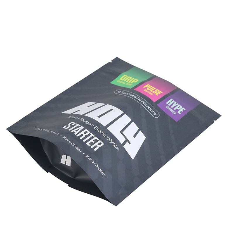 Weiyi Pack Custom Printed Stand up Pouch for Zero Sugar Electrolytes Powder Starter Pack 6 Sachets 3 Flavors Sports Nutrition