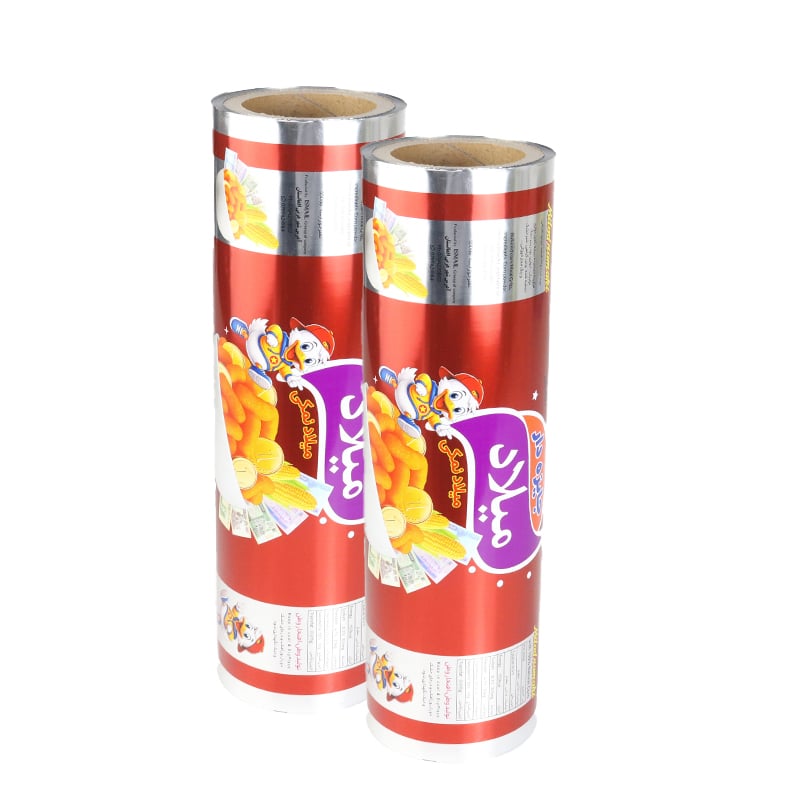 Weiyi Pack Custom Printed Multilayer Laminated Packaging Film Roll Food Grade Automatic Packing Film for Nuts Puffed Corn Snack Food