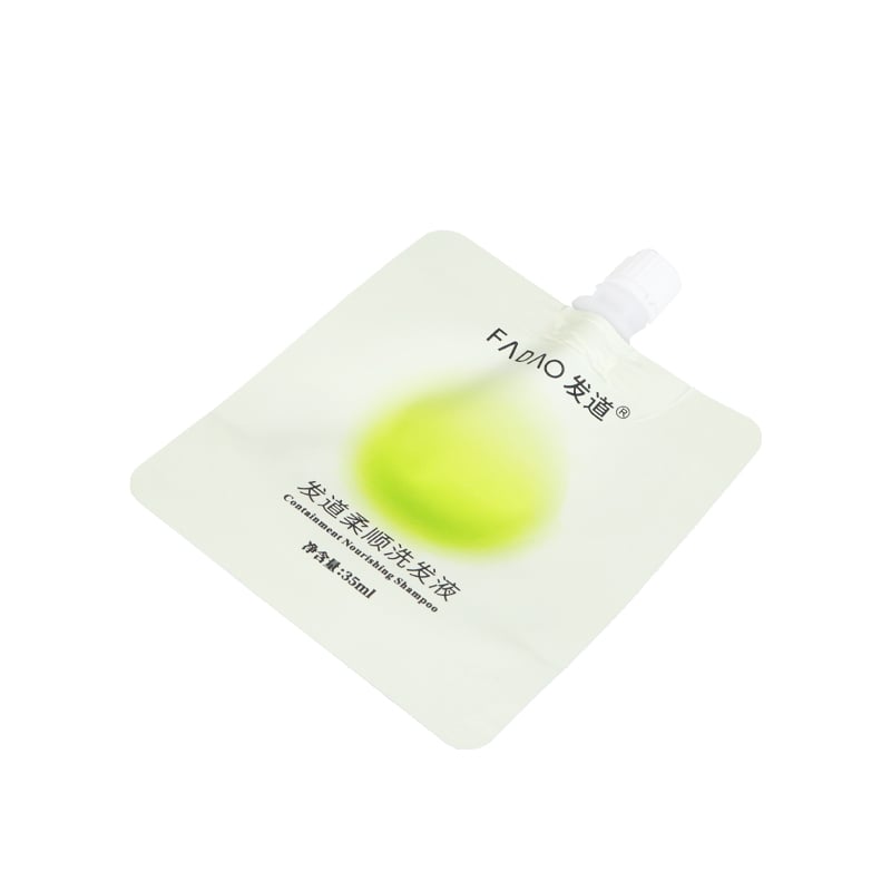 Weiyi Pack Wholesale Custom Printed Reusable Stand up Spout Pouch Various Colors Shampoo Conditioner Hair Care Squeeze Bag