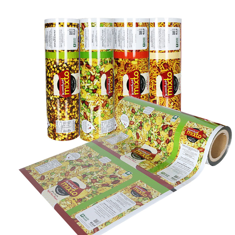 Soft Hardness Gravure Printing Film Roll for Potato Chips & Snack Food Packaging for Machine Use