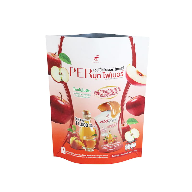 Weiyi Pack Wholesale Custom Logo Plastic Stand up Spout Pouch for Fruit Juice Beverage Drink Packaging Thai Fruit Flavor