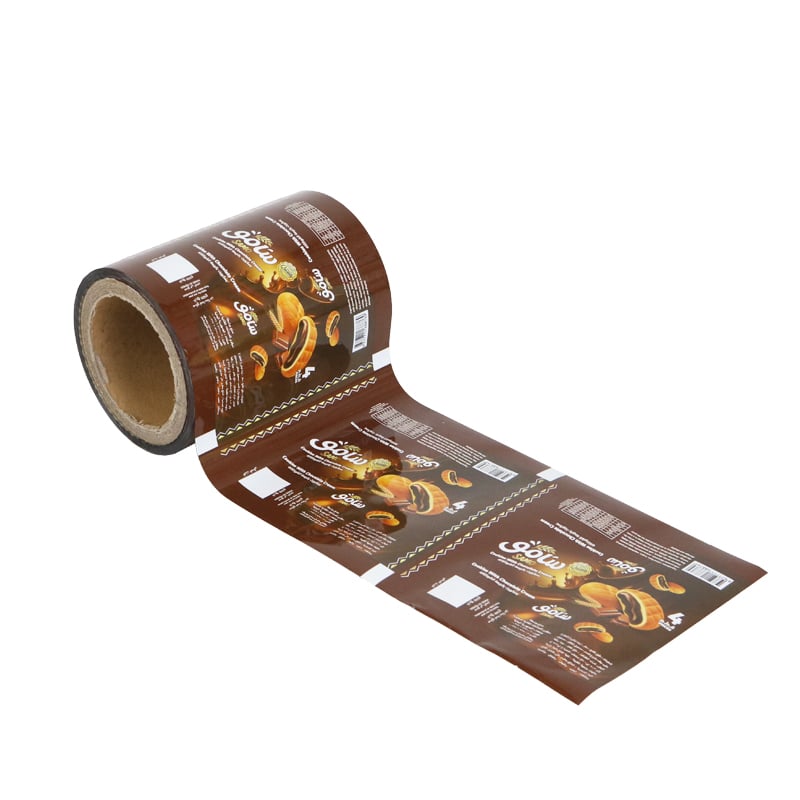 Weiyi Pack Custom Printed BOPP PET PE Laminated Film Roll Food Grade Automatic Packaging Film for Biscuit Cookie Chocolate Snack