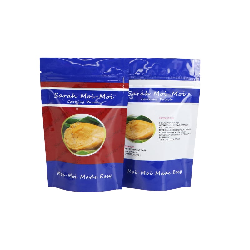 Weiyi Pack Moi Moi Cooking Pouch Custom Aluminum Foil High Temperature Retort Pouch Standing up Mylar Bag