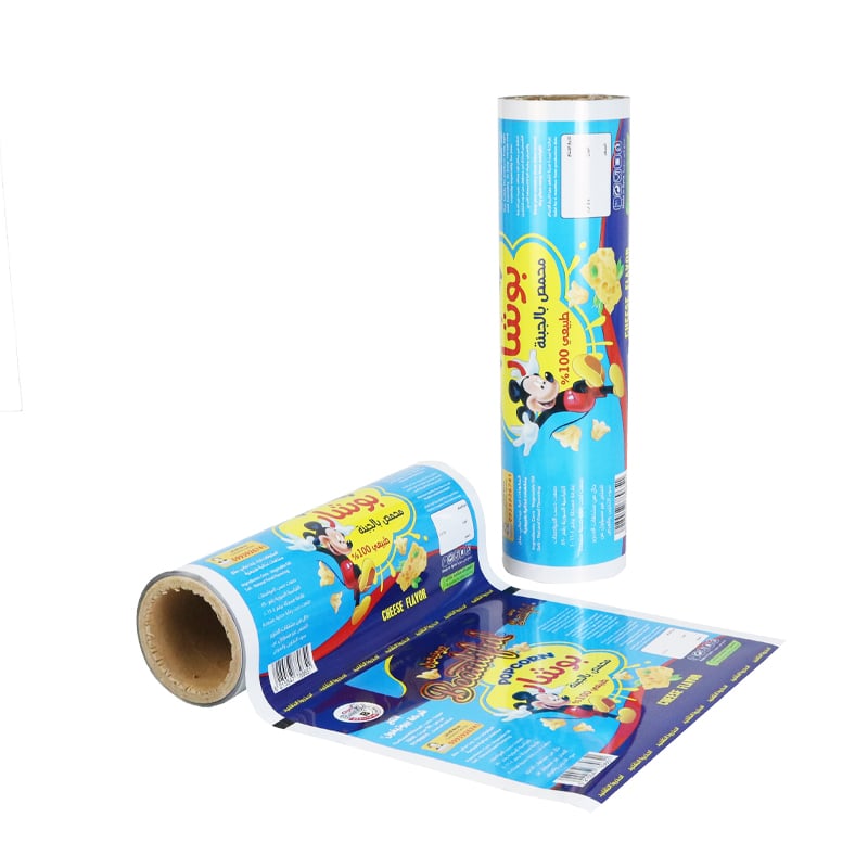Weiyi Pack Custom Printed OPP CPP Laminated Plastic Film Roll Food Grade Automatic Packaging Film for Snack Chips Cookies Candy