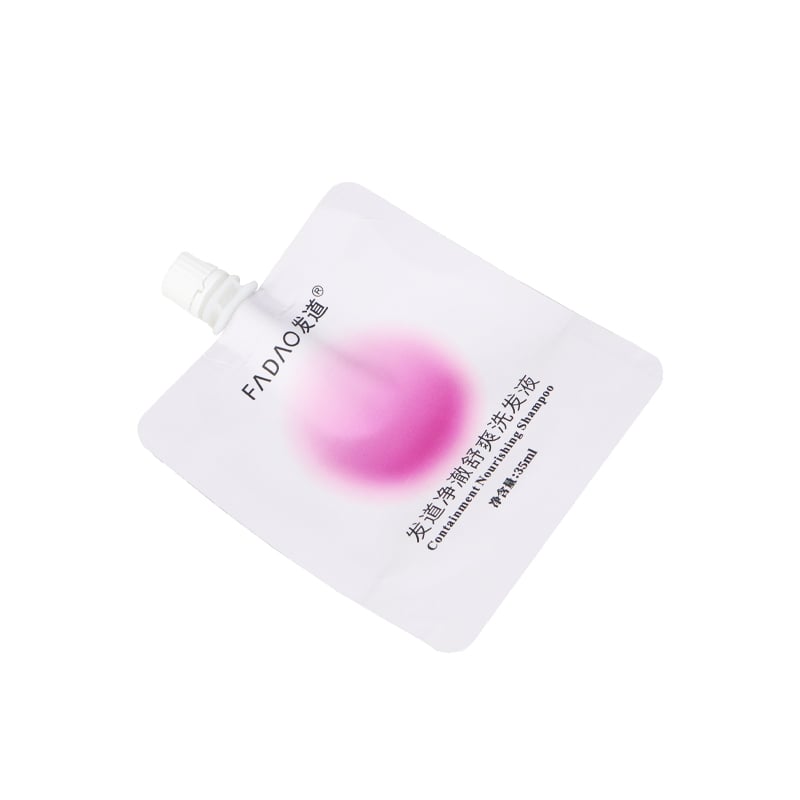 Weiyi Pack Wholesale Custom Printed Reusable Stand up Spout Pouch Various Colors Shampoo Conditioner Hair Care Squeeze Bag