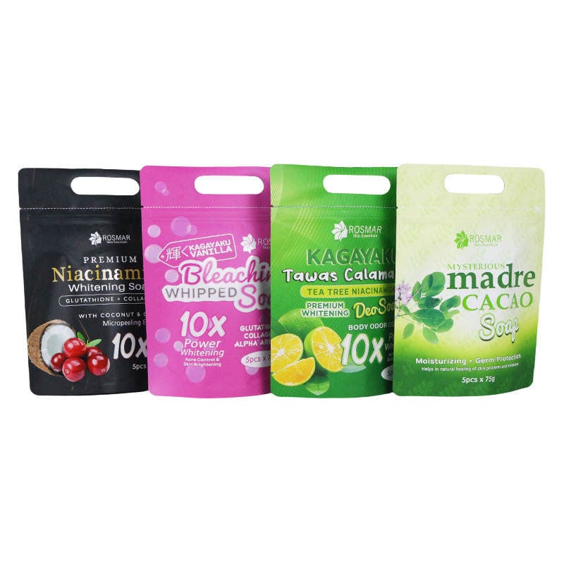 Moistureproof Custom Printed Laminated Soap Lotion Cream Packaging Film Roll Plastic Film Roll Packaging for Laundry Liquid Soap