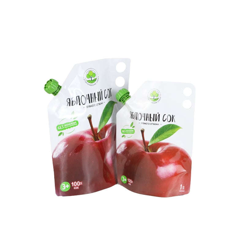 Weiyi Pack Custom Printed 250ml 500ml 1000ml Aluminum Foil Stand up Spout Pouch for Juice Beverage Baby Food Liquid Drink Packaging