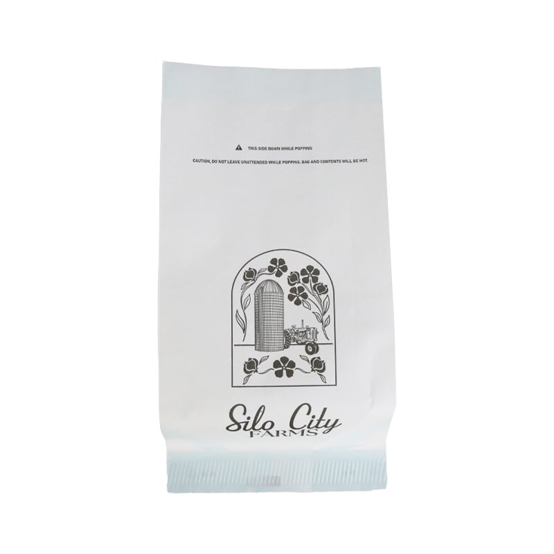 Weiyi Pack Custom Printed White Kraft Paper Bag Side Gusset Bag with Heat Seal for Coffee Bean Tea Snack Food Packaging