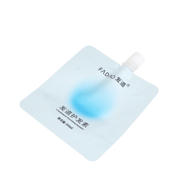 Weiyi Pack Wholesale Custom Printed Reusable Stand up Spout Pouch Various Colors Shampoo Conditioner Hair Care Squeeze Bag