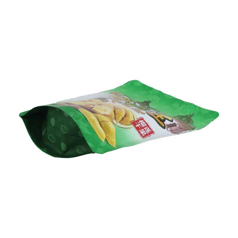 Weiyi Pack Customized Logo Printed Plastic Stand up Pouch with Zipper for Freeze Dried Durian Musang King Snack Food Packaging