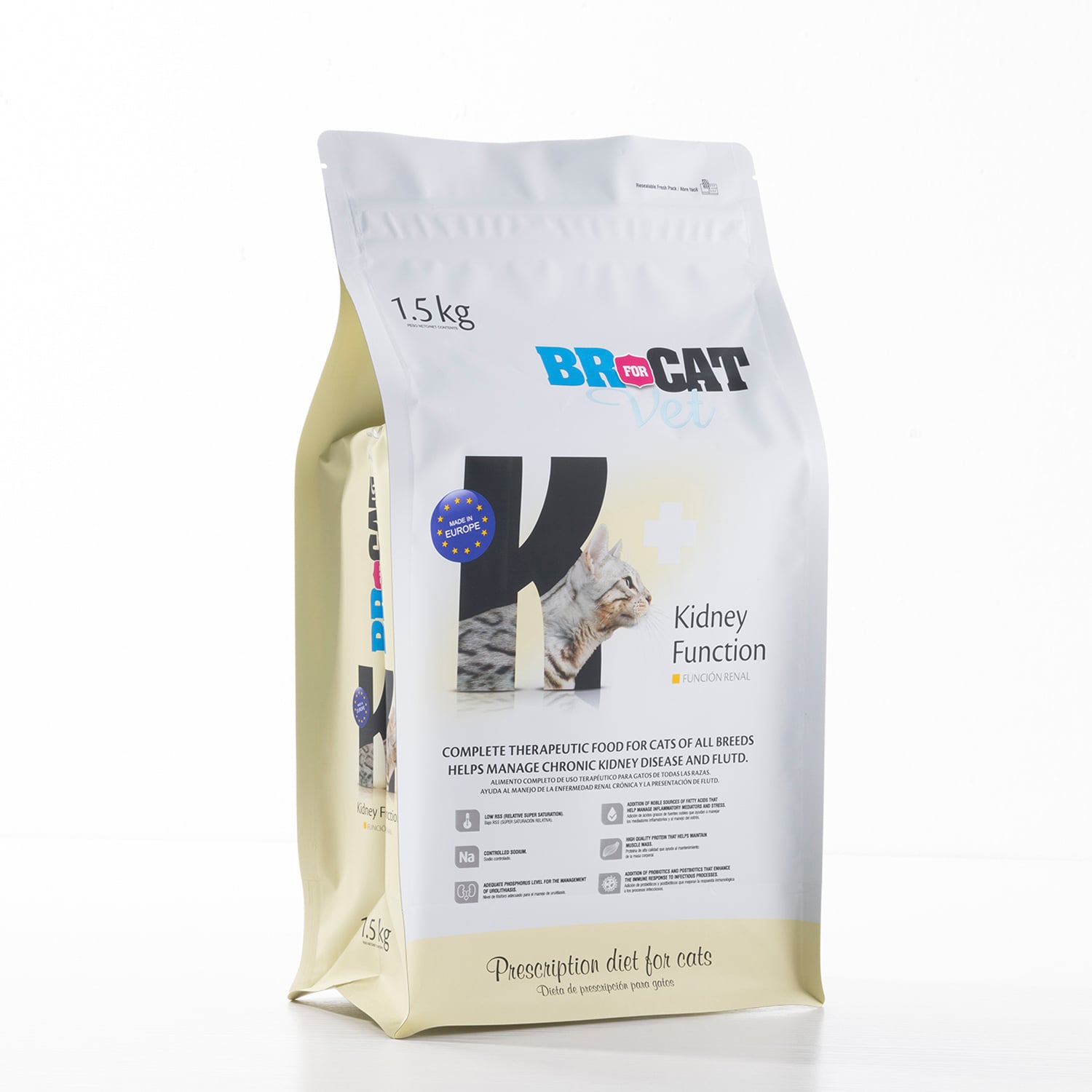 Custom 2.5kg 4kg 5kg 10kg Square Bottom Resealable Dog Treat Pet Cat Food Packaging Bag Aluminium Foil Plastic Bags with Zipper