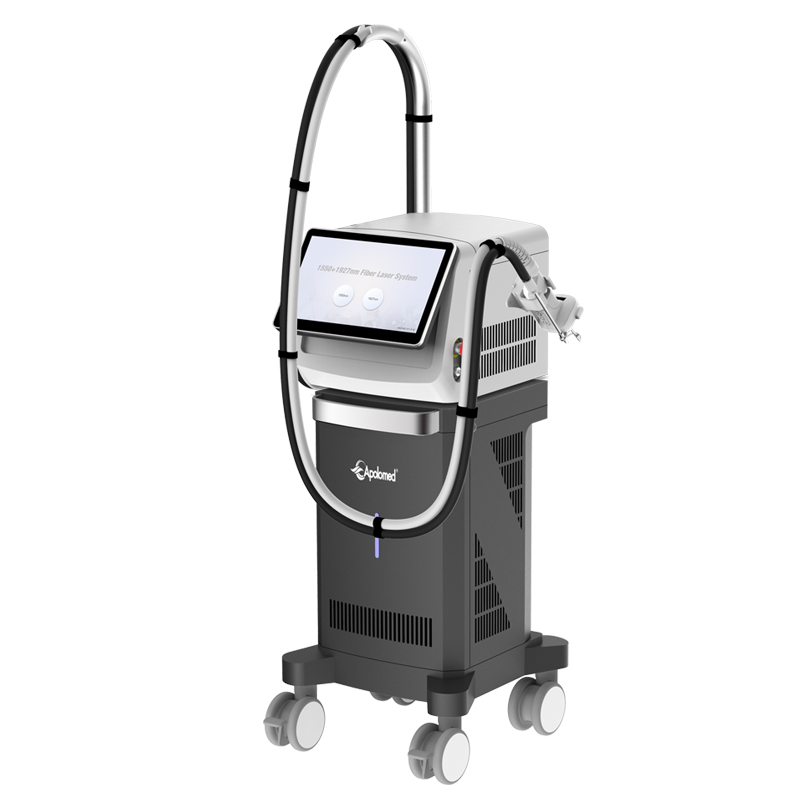 Fractional Erbium Glass 1550+1927nm Fiber Laser  For Pigment Removal Skin Lightening Facial