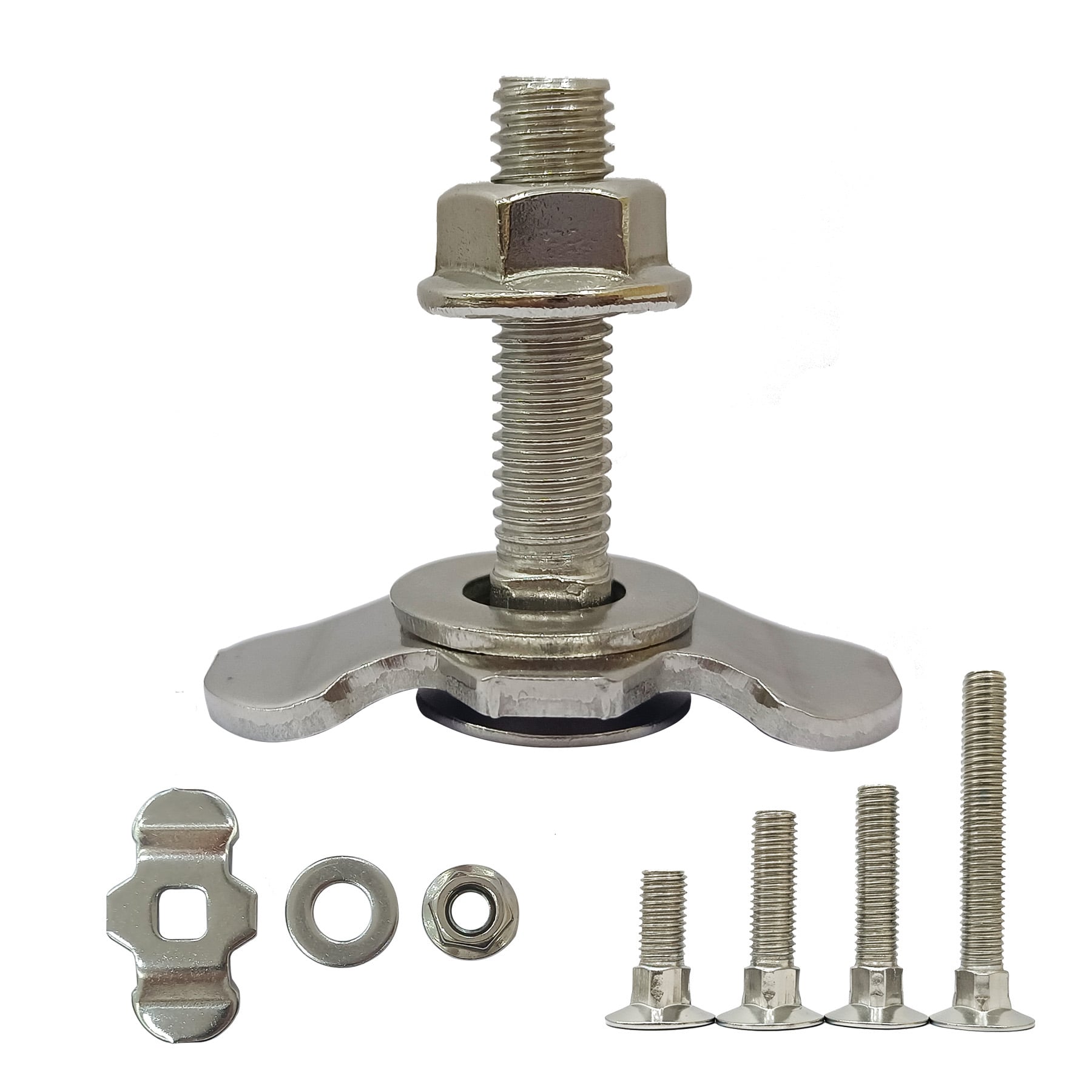M8 Stainless Steel  L-Track Threaded Stud Fitting with Flange Nut