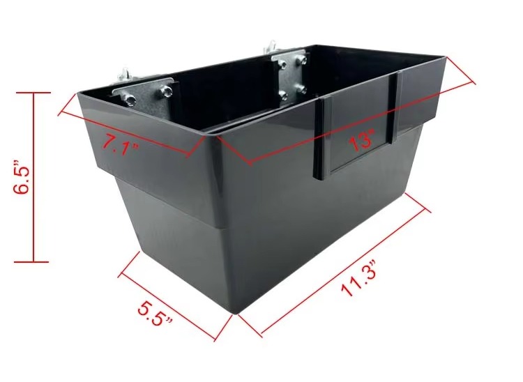 Enclosed Trailer Accessories Etrack  Compact Organizer and Portable E-Track Storage Bin,E Track Organizer Basket,E Track Box details