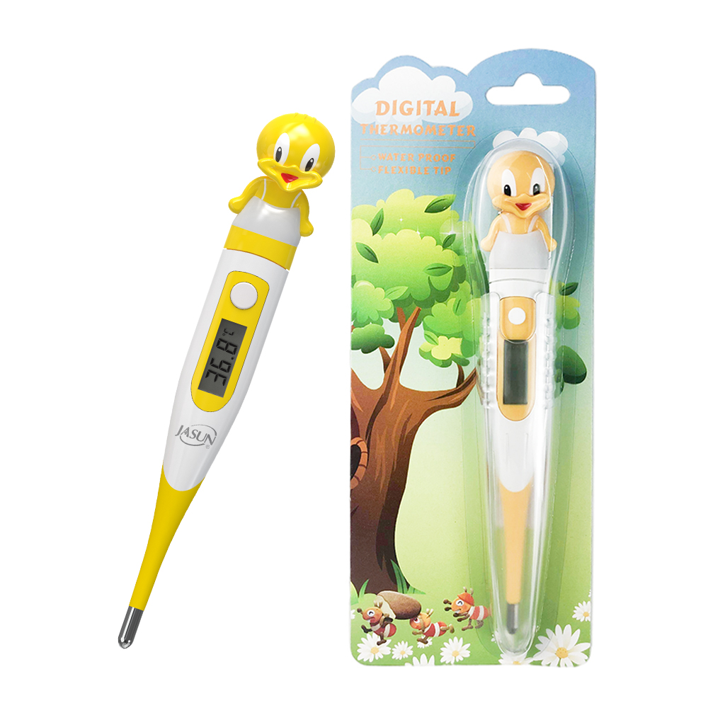 HUAAN Pediatriczny Termometr Proktologiczny Dla Dzieci, Gwiazdka Flex, 10 Sekund, DT-111G, Kaczka