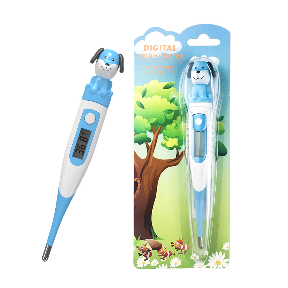 HUAAN Pediatriczny Termometr Proktologiczny Dla Dzieci, Gwiazdka Flex, 10 Sekund, DT-111G, Piesek
