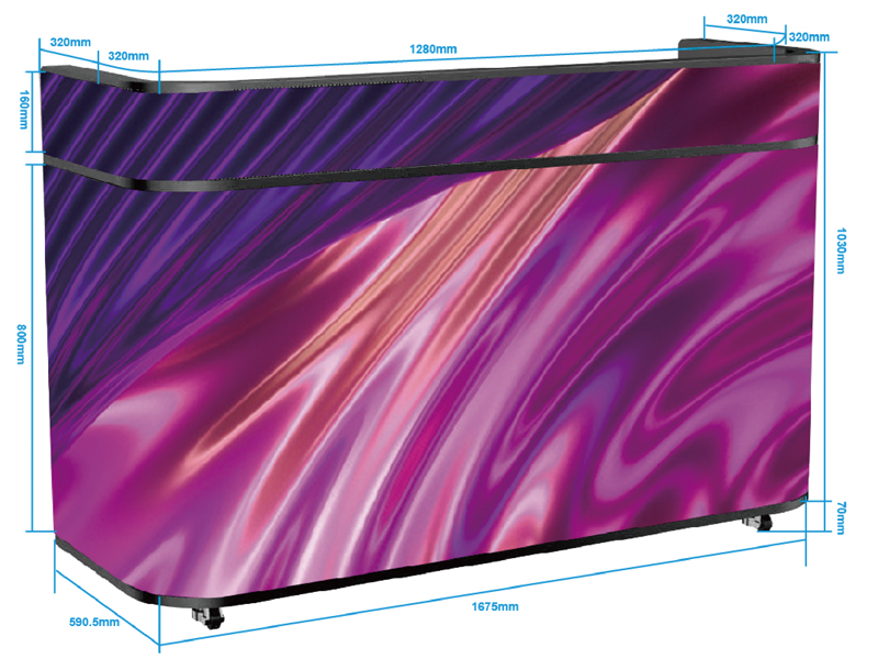 Premium DJ Booth Screen Cabinet for Exceptional Events