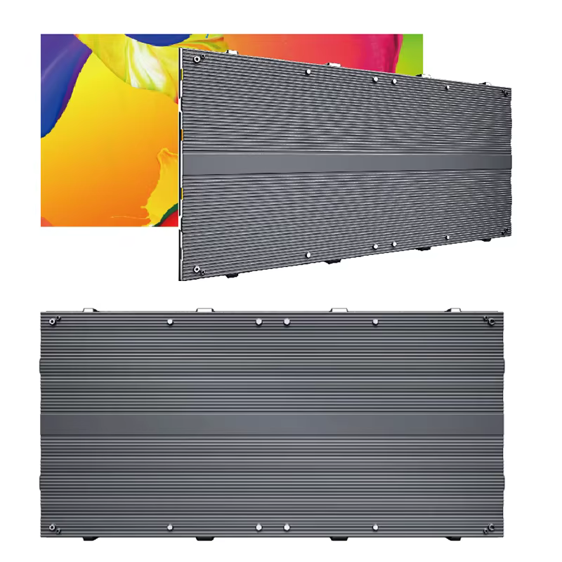 Indoor 1000*500mm Front Service Magnet LED Display Cabinet Frame Die Casting Aluminum P2/P2.5/P2.604/P3.91/P4.81/P5.95 Empty factory