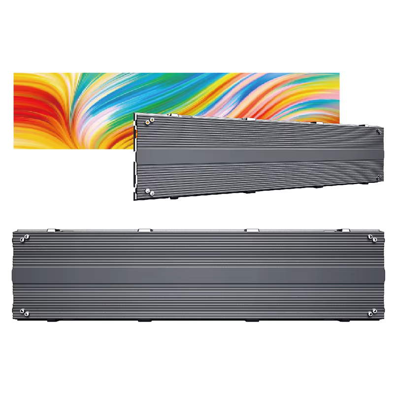 Indoor P2.976 Front Service LED Display 1000*250 Empty Cabinet with Die Casting Aluminum Panel Board and 1000*250 Module supplier
