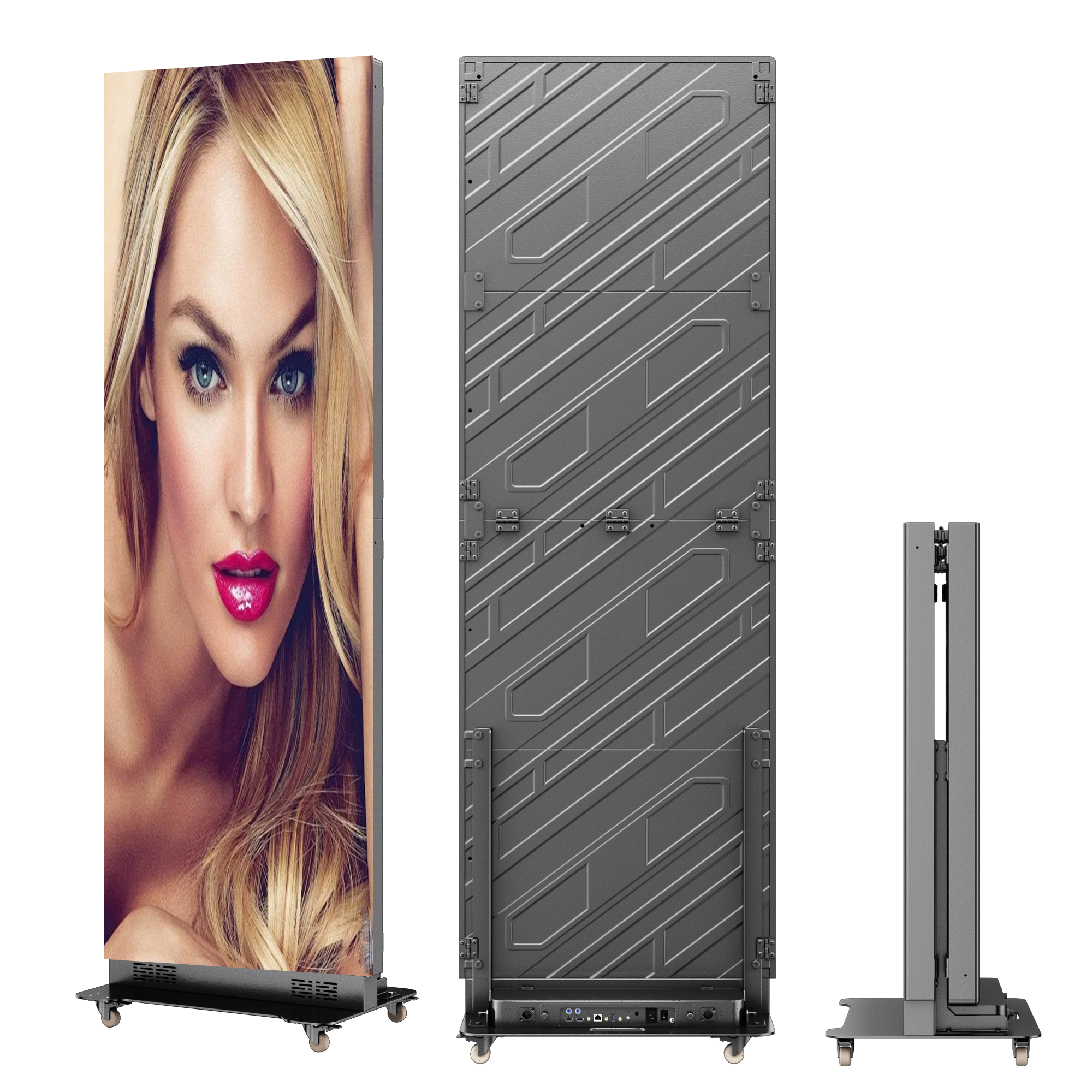 P2.5 Poster  Led  Display Cabinet Empty Led  Cabinet Video Wall Cabinet Led Board Display