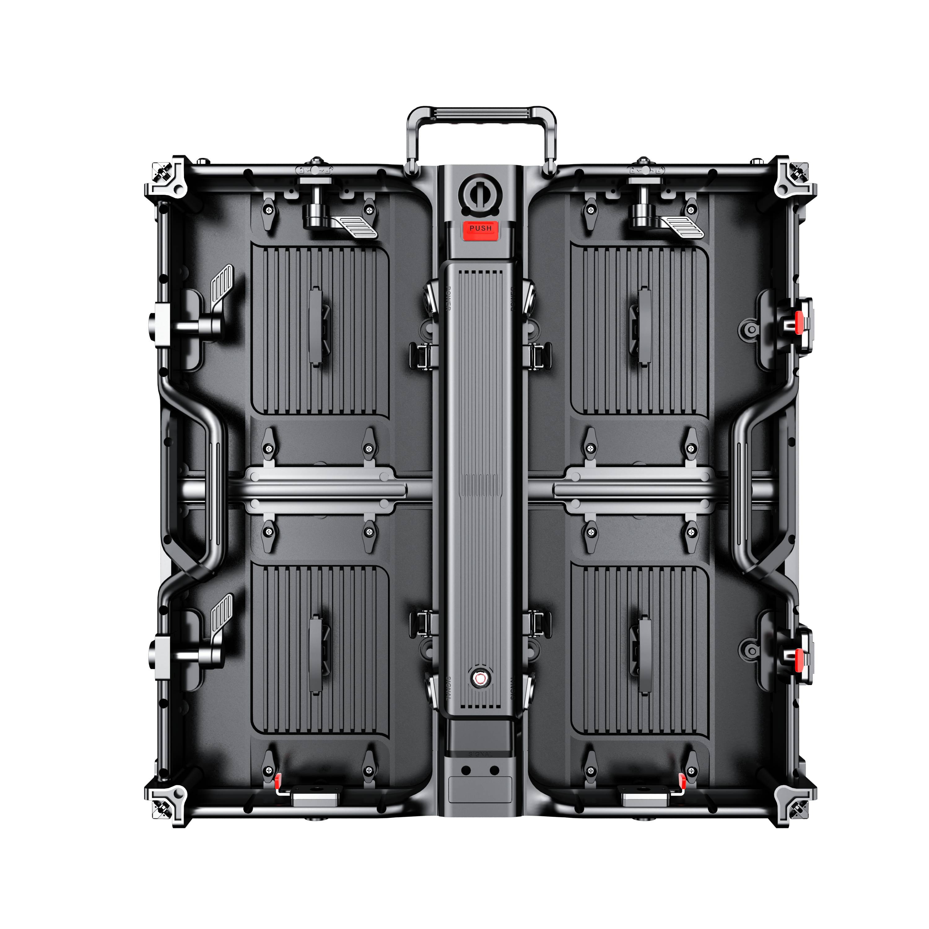 LED Display Empty Cabinet 576*576 Aluminium Rental Led Board Display Frame Cabinet Outdoor Module 288*288  P3 P3.79 P3.84 P4.8 cabinet  can curve