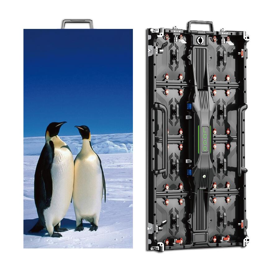 500x1000 K Empty Led Die Casting Aluminum Screen Display Waterproof Rental Cabinet Frame for Indoor/outdoor  P2.5  P4.81