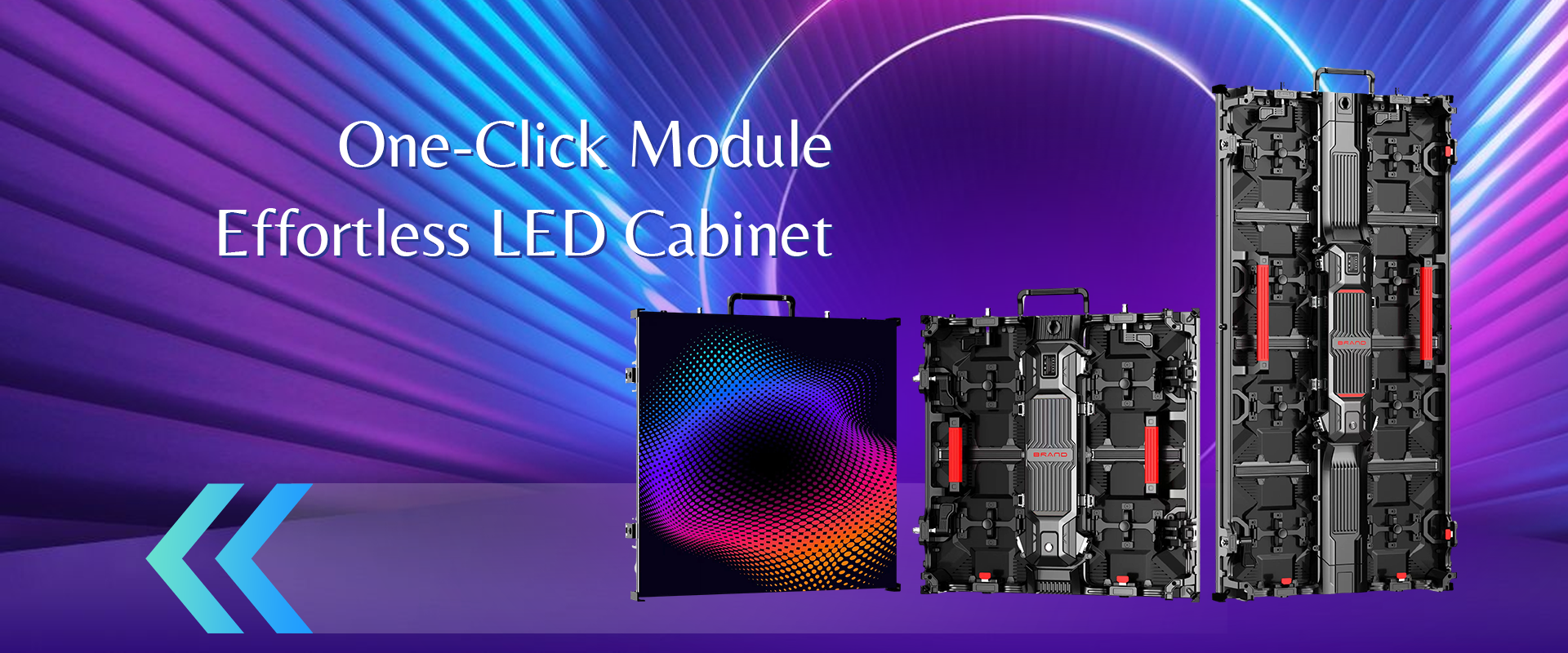 Cabinet LED con modulo a un clic
