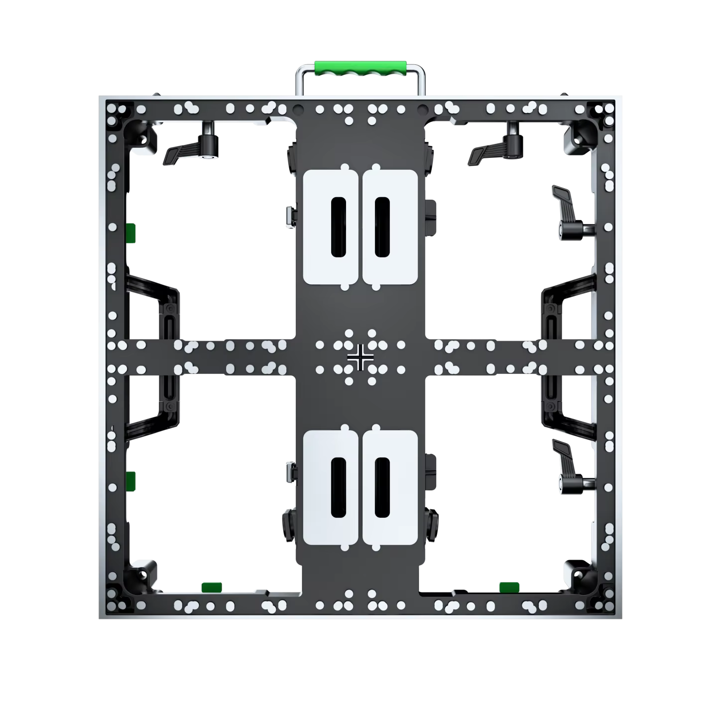 Outdoor P2.5 LED Matrix Panel 500*500mm Display Screen Cabinet with 250*250mm Module for Digital Signage and Displays factory