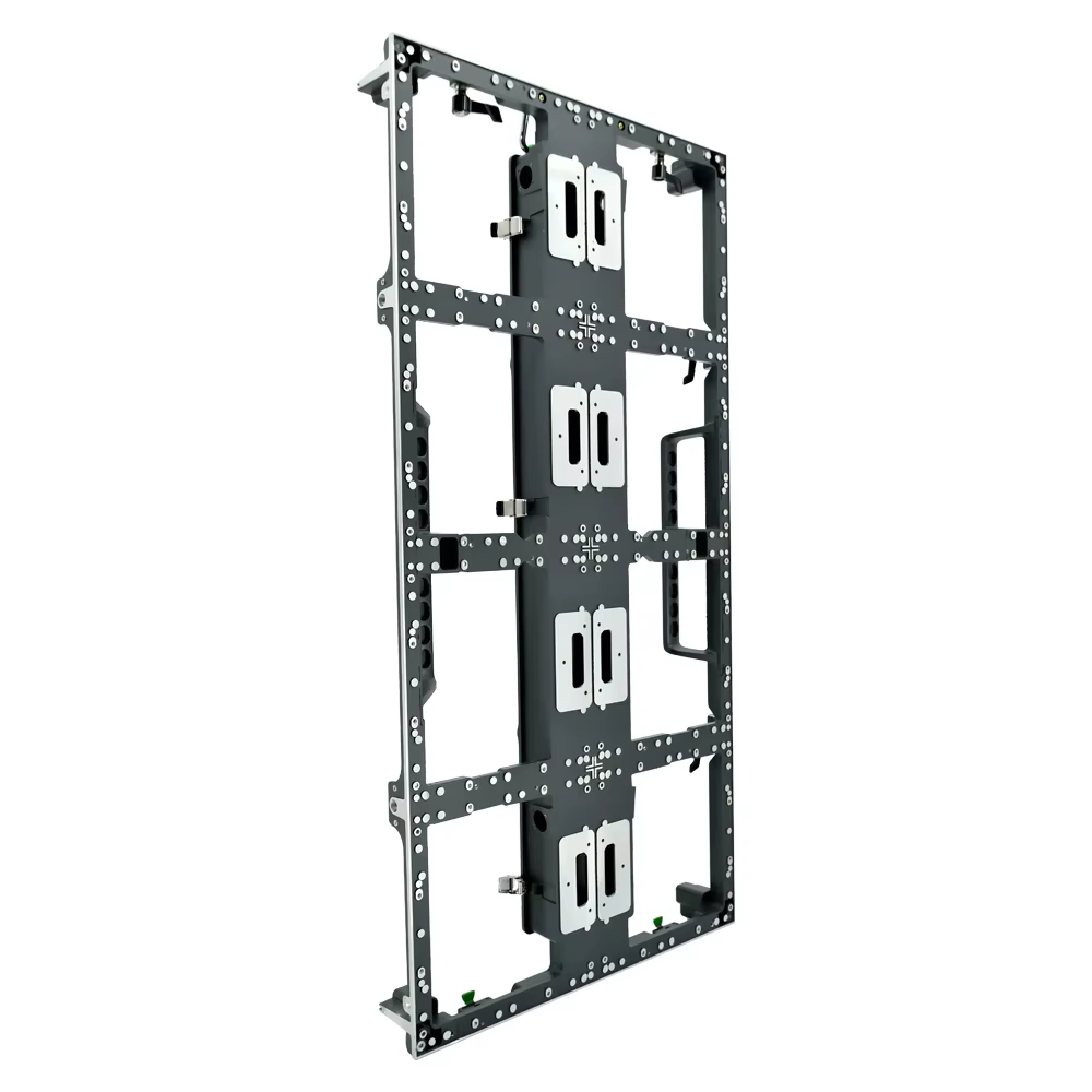 Wholesale Cheap P2.6 1000*500 Die Casting Aluminum Empty Cabinet Frame for Indoor Outdoor Waterproof Led Display Screen details
