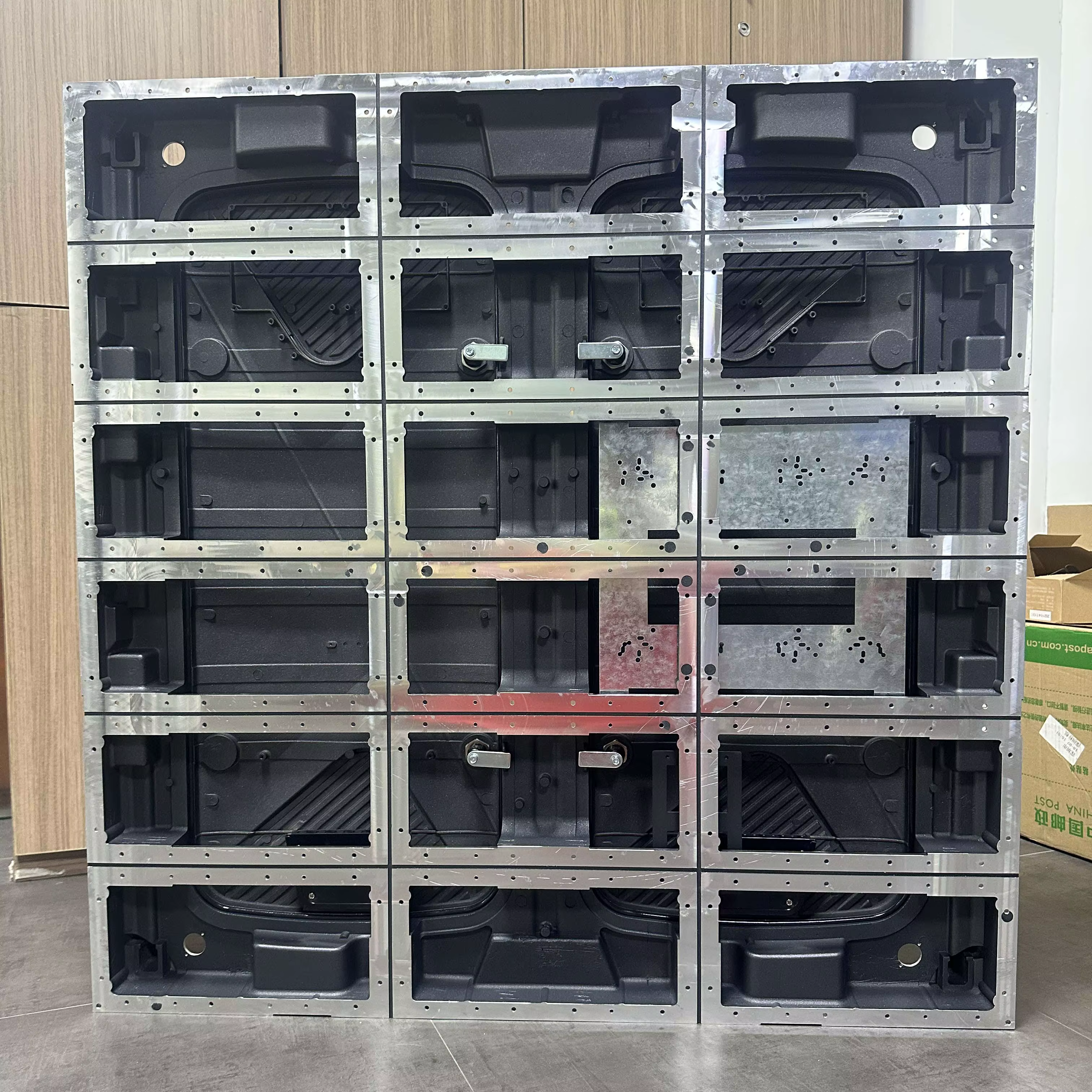 Diecast Cabinet Led Screen 960x960 Outdoor P5 Led Sign Cabinet details