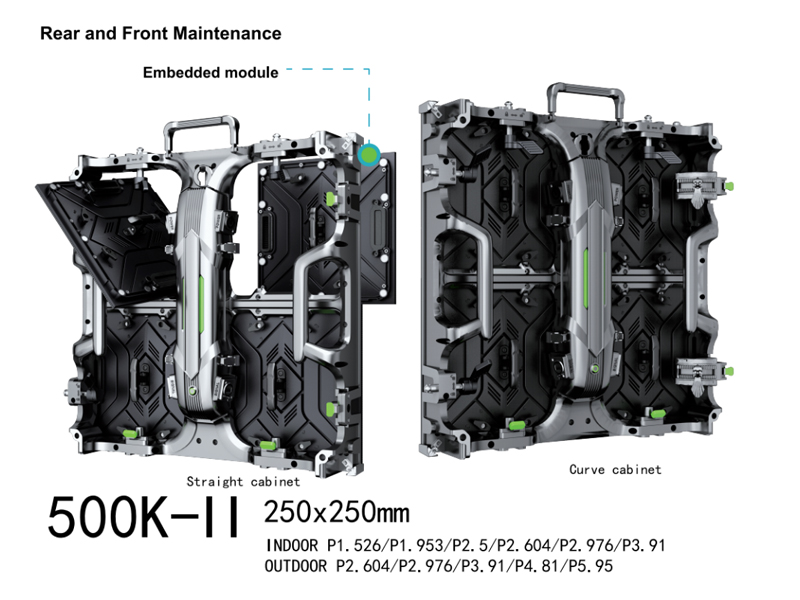 Adjustable Angle Curved LED Cabinet for Versatile Display Solutions