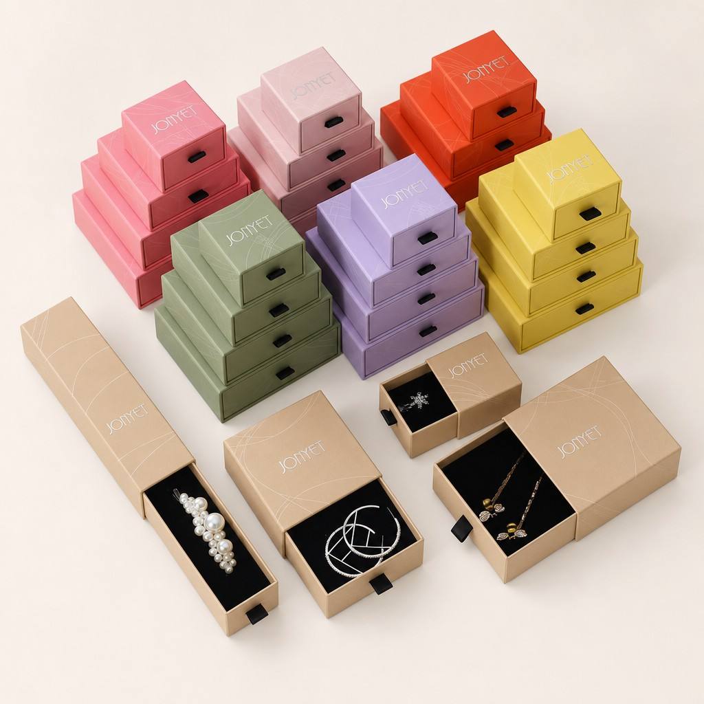 Custom Art Paper Drawer & Sleeve Box for Skincare Bottles | Matchbox-Style Slide-Out Packaging with Ribbon Pull-Tab & Geometric Line Art | Wholesale Customizable Size & Color | Premium Cosmetic Packaging Supplier