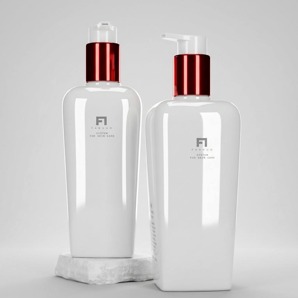 Customizable 380ml HDPE Trapezoidal Square Skincare Bottle with Luxury Metalized Pump | Premium Empty Frosted Opaque Packaging for Shampoo, Conditioner & Body Lotion | Professional Eco-Friendly Refillable Geometric Container | Wholesale Bulk Supply