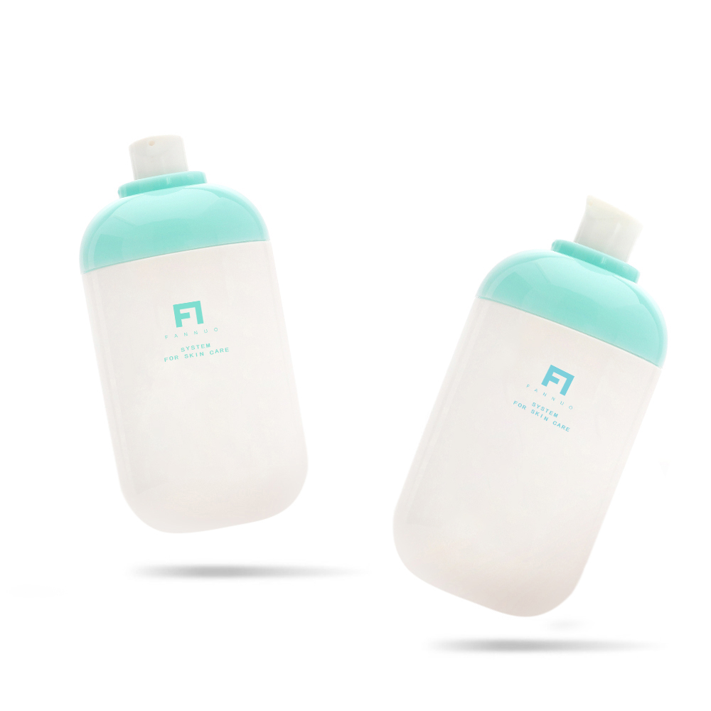 Custom 80ml PET Lotion Pump Cleanser Bottle | BPA-Free Facial Cleanser & Makeup Remover Dispenser with White Pump | Wholesale Customizable Color & Silk Screen Logo | Premium Skincare Packaging Supplier