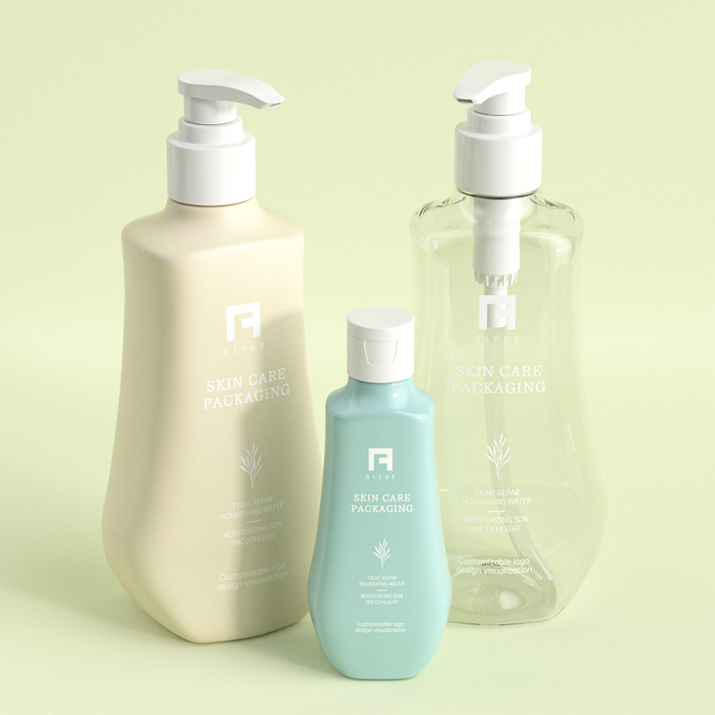 100ml 500ml PET Shampoo Lotion Bottle Plastic Press Pump Cosmetic Use Empty Packaging Shower Gel Hair Conditioner Oval Shape