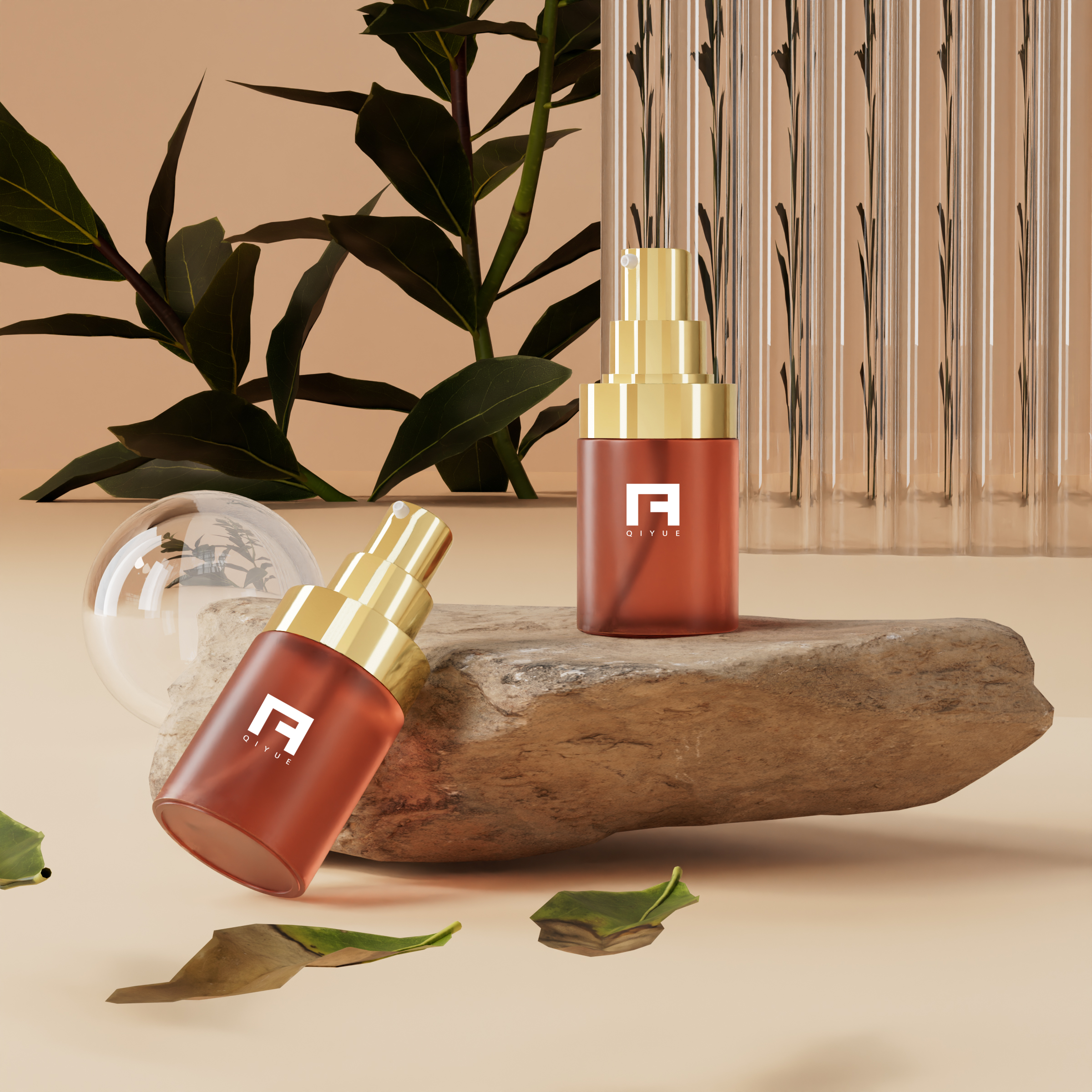 50 ml 100 ml plastična boca s losion pumpa za negu kože serum za esencijalno ulje Boca za prazno kozmetičko pakiranje
