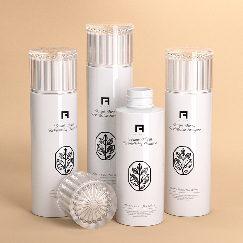 Premium-PET-Hautpflegeflaschen mit schrägem Rand und geradem Boden sowie zweilagigem Verschluss | 100/120/150 ml | Verpackung für Lotionen und Tonics