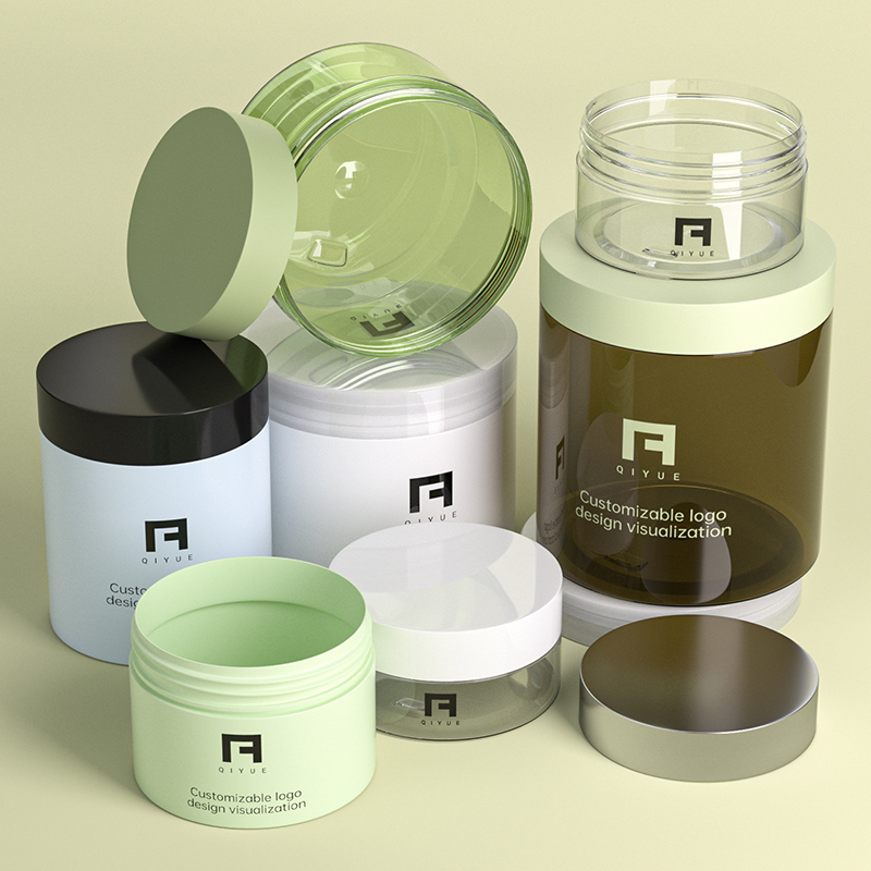 PET Universal Cylindrical Screw Lid Cream Jars | 8 Sizes for Creams, Masks & Body Butters 