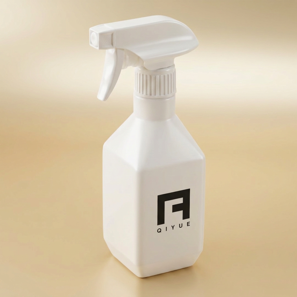 Pasadyang 300ml na HDPE na Parisukat na Faceted na Trigger Spray na Bote | Luho at Opaque na Puting Walang Laman na Packaging na Tinitiyak ang Paglaban sa Kemikal para sa Hair Salon, Paglilinis, Paggamit sa Hardin, at Skincare | Propesyonal, Eco-Friendly, at Maaaring Ulangin na Heometrikong Lalagyan | Suplay sa Buong-buo para sa Wholesale