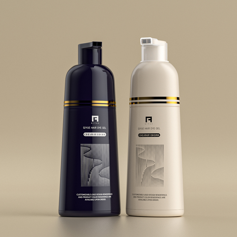 200 ml / 300 ml / 400 ml PET-plastflaske til hår farve- og shampoo 2-i-1-pumpe-lotionsemballage med brugerdefineret logo – OEM/ODM-service