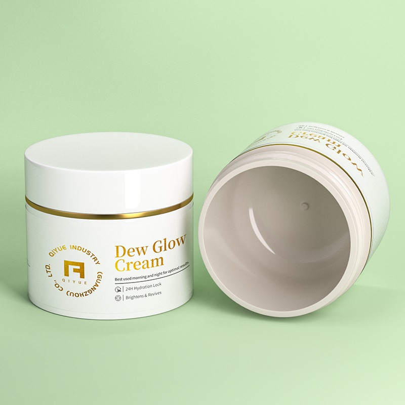balang Plastik 50 ml, 100 ml, 200 ml untuk Kegunaan Kosmetik; Pembungkusan Kosong untuk Krim Muka, Krim Tangan, Serum Penjagaan Kulit, dan Balang Dua Lapis