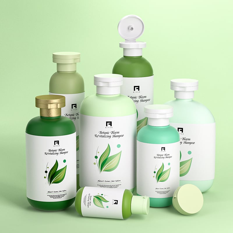 60ml-1000ml Huge Size HDPE Plastic Bottles for Lotion Cosmetic Container with Press Pump for Shampoo and Conditioner Packaging
