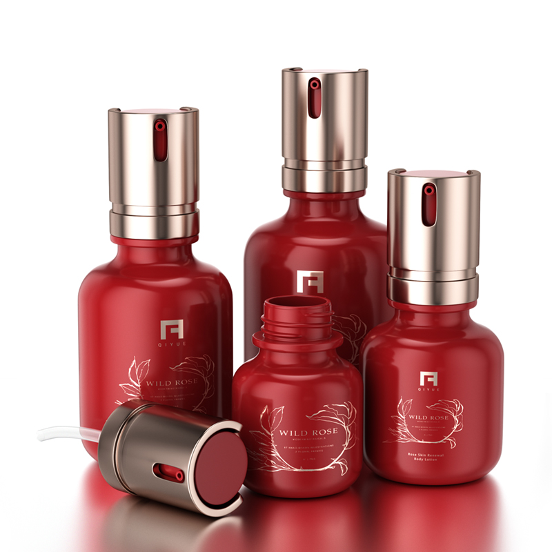 30 ml–250 ml PETG-Kunststoffflasche in individueller Farbe mit Pumpspender – luxuriöse Verpackung für Hautpflegeprodukte, leere Flasche für Hautpflegeserum, Shampoo, ätherische Öle